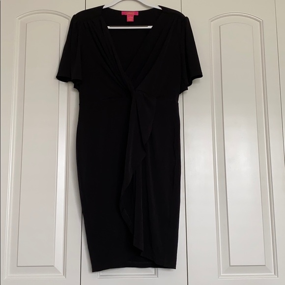 Catherine Malandrino faux wrap LBD - Picture 2 of 5